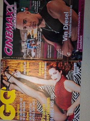 28 Zeitschriften um 2001/2002 Stern/Focus/Geo/Cinema/Maxim/Spiegel/...