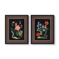 Rifle Paper Co. 16"x20" Botanical Poster Framed Wall Art Print Set of