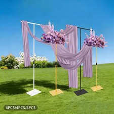 Gold/White/Black Backdrop Stands For Wedding,Adjustable Wedding Backdrop Stands,