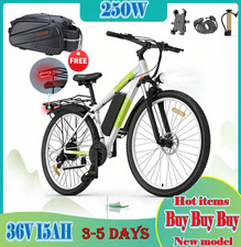 29" Electric Mountain Bike Power Assist E-bike 250W 15Ah Bicycle UK Road Legal