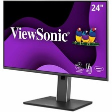 ViewSonic VG2458 24 Inch 1080p IPS Docking Monitor with Advanced Ergonomics, 100