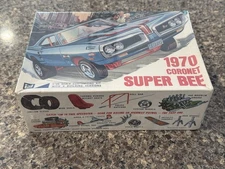 MPC 1970 DODGE CORONET SUPER BEE ORIGINAL FACTORY SEALED KIT!! CIRCA 1970! VMCP!