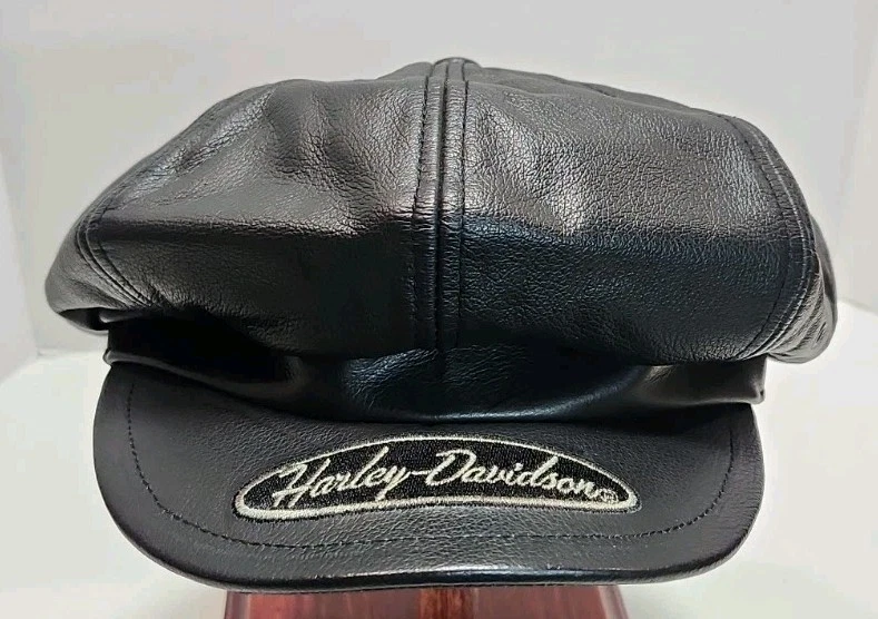 Harley-Davidson Black Leather Hats for Men for sale - eBay