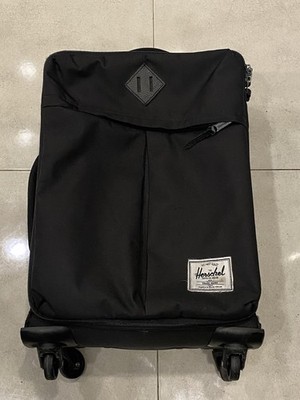 Herschel Supply Co Campaign Soft Shell Luggage Black Rolling Suitcase Wheels