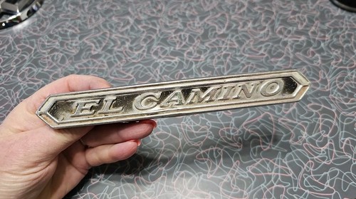 1966 El Camino Grill Emblem Badge Nameplate OEM GM Used Original
