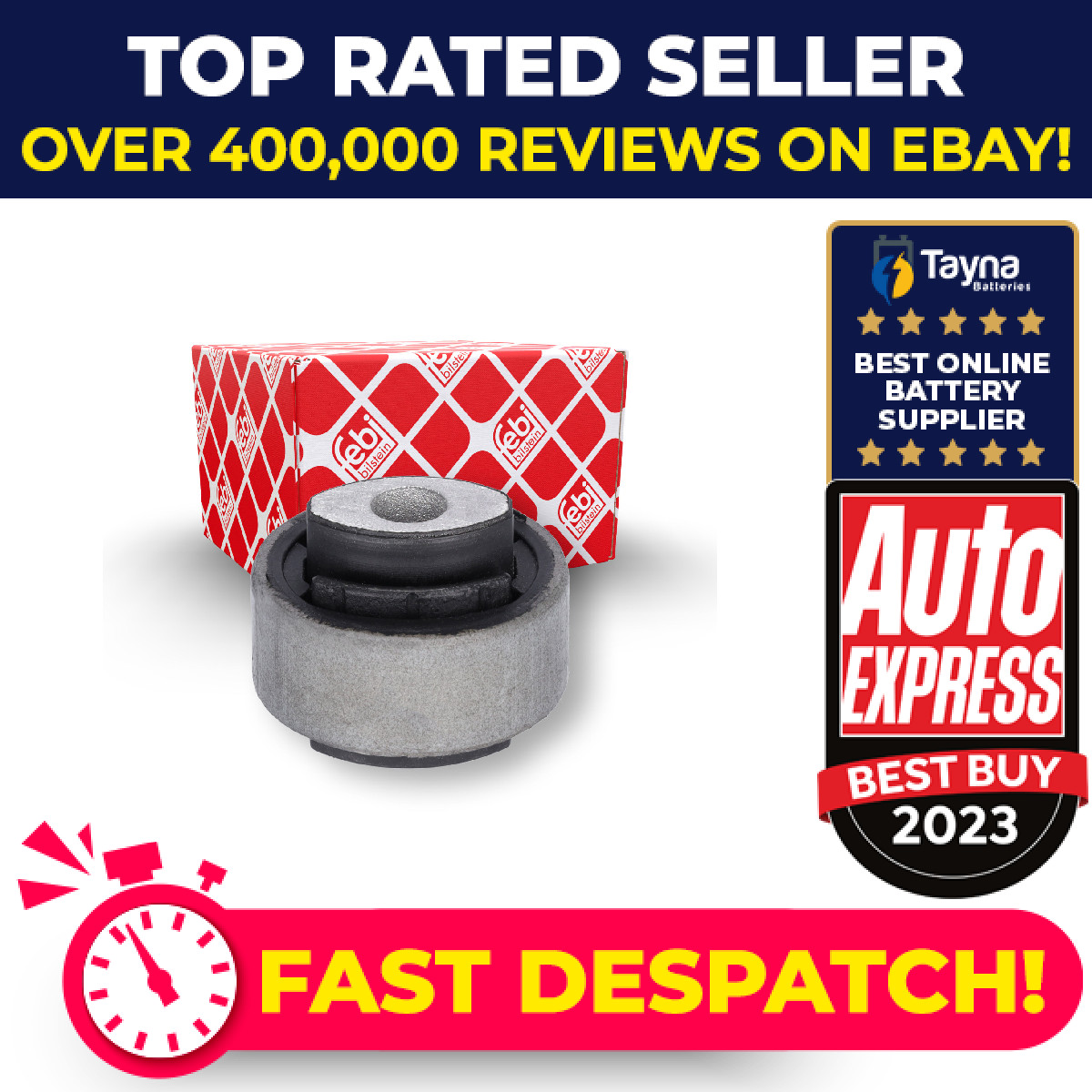 Wishbone / Control / Trailing Arm Bush fits FIAT PUNTO 188 1.2 Front Lower Febi