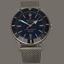 Breitling SuperOcean Heritage II B20 AB2020 46mm Blue Dial Automatic Men's Watch 9