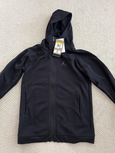 Nike Men's Jordan Dri-Fit Sport Full-Zip Hoodie Black Size S NEW WITH TAGS! - Picture 1 of 2