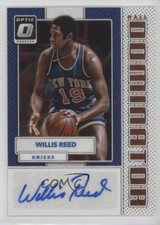 2017-18 Donruss Optic Hall Dominator Signatures 5/49 Willis Reed Auto HOF 0v3