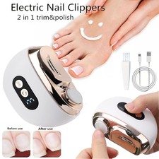 Electric Toe Nail Clippers For Thick Nails Nail Trimmer Cutter Usb Rechargeable