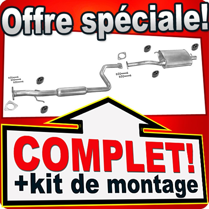 Ligne pot d'échappement ROVER 400 RT 420 136CH hayon silencieux arrière de rechange