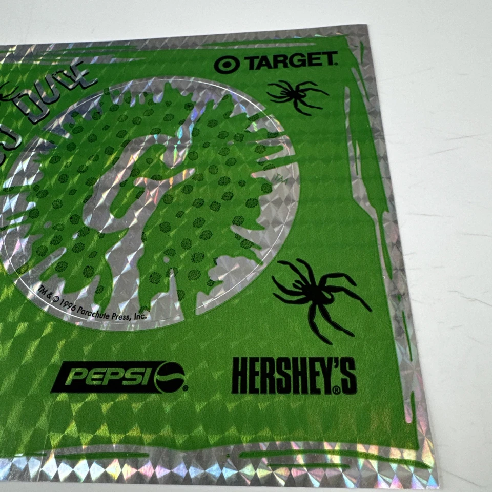 Pegatina holográfica Goosebumps Boo Dude 1996 verde Foto 4 de 4