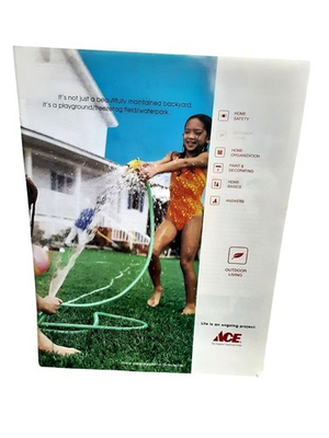 #ad 2001 Ace Hardware Outdoor Living Backyard Kids Vintage Print Ad $3.71