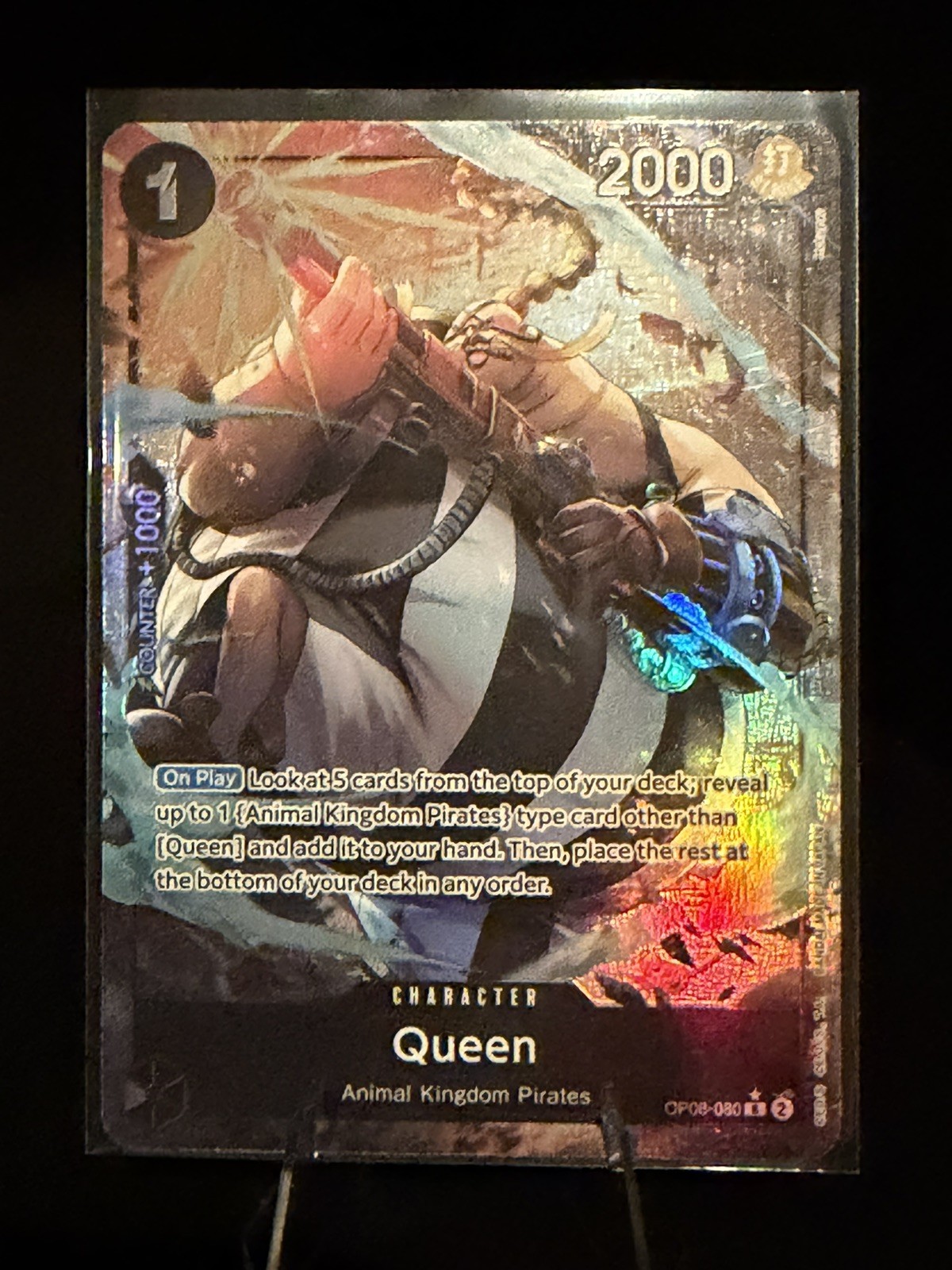 Queen (Parallel) OP08-080 Two Legends One Piece TCG English Alt Art NM