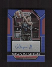 2023 Panini Prizm WNBA #SG-RHW Rhyne Howard Signatures AUTO Blue #/49