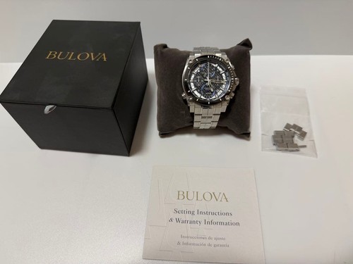 Bulova Precisionist 98B316 Quartz Watch Used Dead Battery
