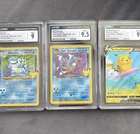CGC Graded Pokémon Lot: Blastoise 9, Dark Gyarados 9.5 & Surfing Pikachu V 9