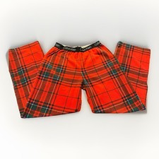 Calvin Klein Boys Soft Fleece Pajama Pant Plaid Christmas Festive Red  Green