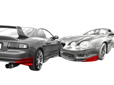 🔰 Toyota CELICA T20 Front + Heck Ansätze TRD replika 1994 - 1999