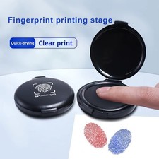 Fingerprint Ink Pad Mini Fingerprint Ink Pad Portable Fingerprint Kit
