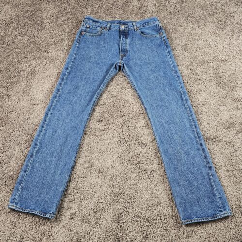 Levis 501 Jeans Men 34 Original Straight Button F… - image 1