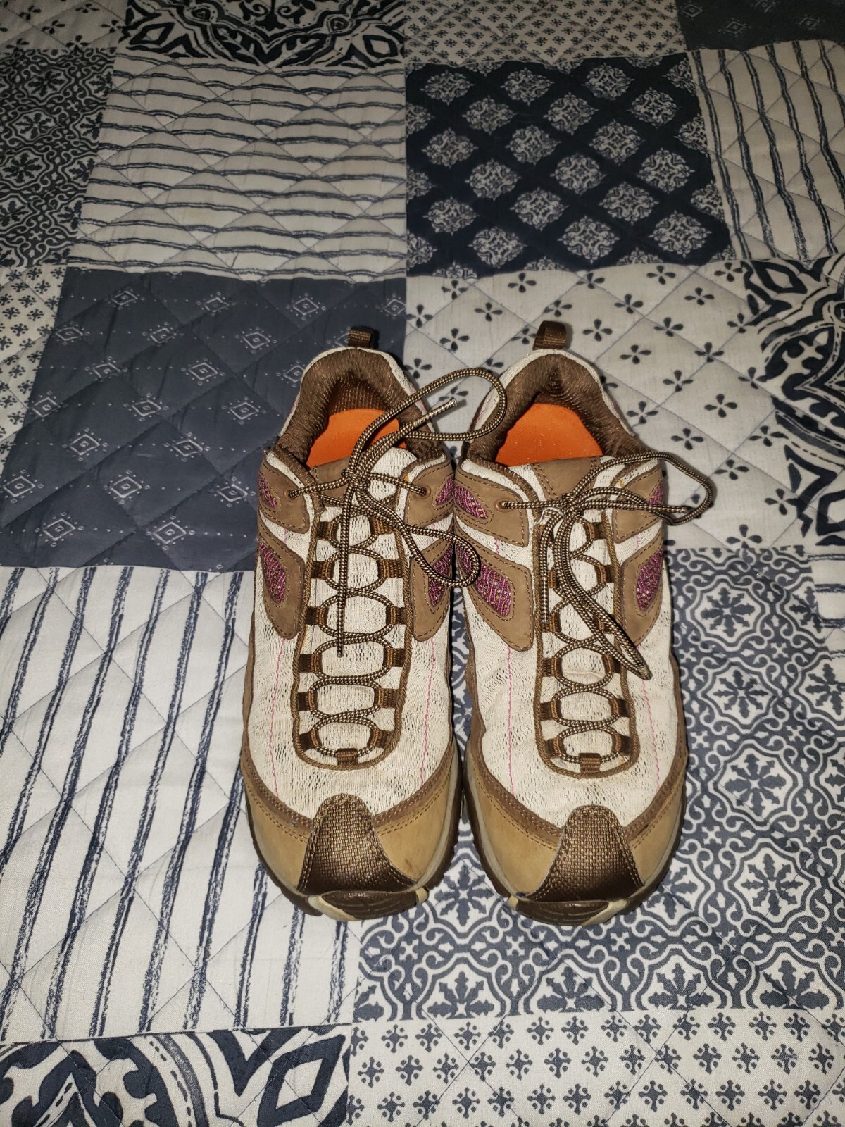 Scarpe da trekking da trail running da donna Merrell Siren Sync taglia 8 5 beige marrone rosa