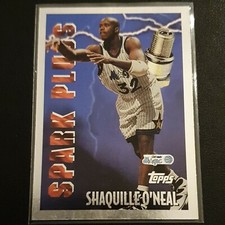 1995/96 Topps Shaquille ONeal Sparks Plugs Bu...