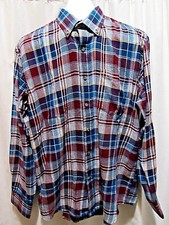 IZOD Varied Colors, Plaid, Long Sleeve Men's Flannel, Shirt, L