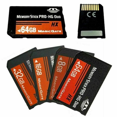 8GB / 16GB / 32GB MS Memory Stick Pro Duo Storage Card For  All Versions