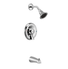 Moen 8389 tub and shower faucet chrome 1.5 GPM/ 5.7 liter with Valve