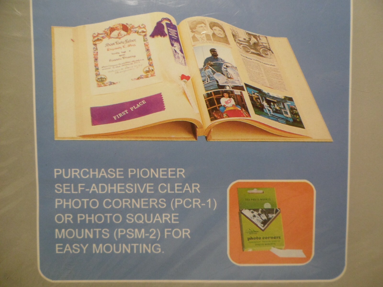 PIONEER 100 Pages Jumbo Scrapbook XPando Post Style Flowery BRAND NEW