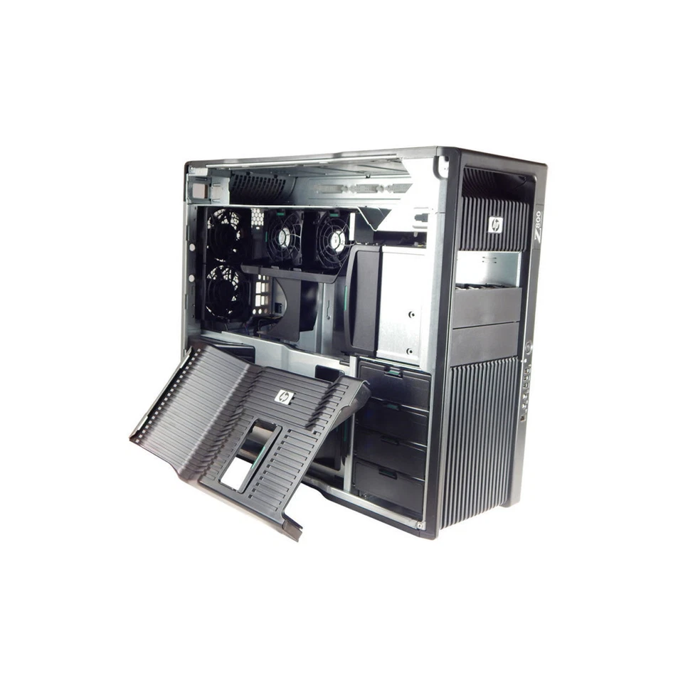 Estación de trabajo HP Z800 refrigerada por agua 12 núcleos de CPU 3,4 GHz 48 GB 500 GB SSD Quadro K5000 - Imagen 2 de 3