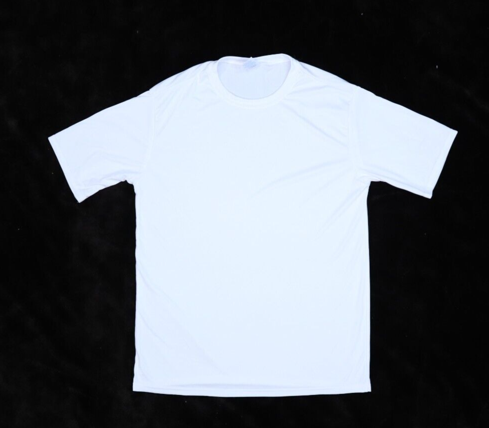 Port Company Performance Adult Blank Plain White T-Shirts Small Bulk 18  Pack