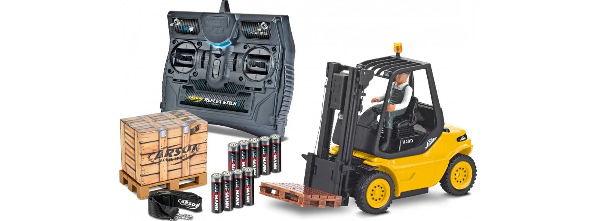 Sale Carson 500907673 RC Forklift Linde H40 1 14 2 4Ghz Rtr New eBay