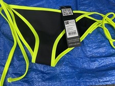 GlideSoul Bikini Bottom .5mm Women s Size S NWT Black Lemon