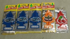 LITTLE TREES AIR FRESHENERS LOT OF 16 NEW CAR SCENT COCONUT WILD CHERRY