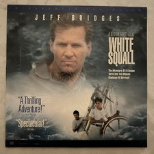 JEFF BRIDGES: White Squall  Laserdisc, 2 DISCS 1996 129 Mins, Color Widescreen