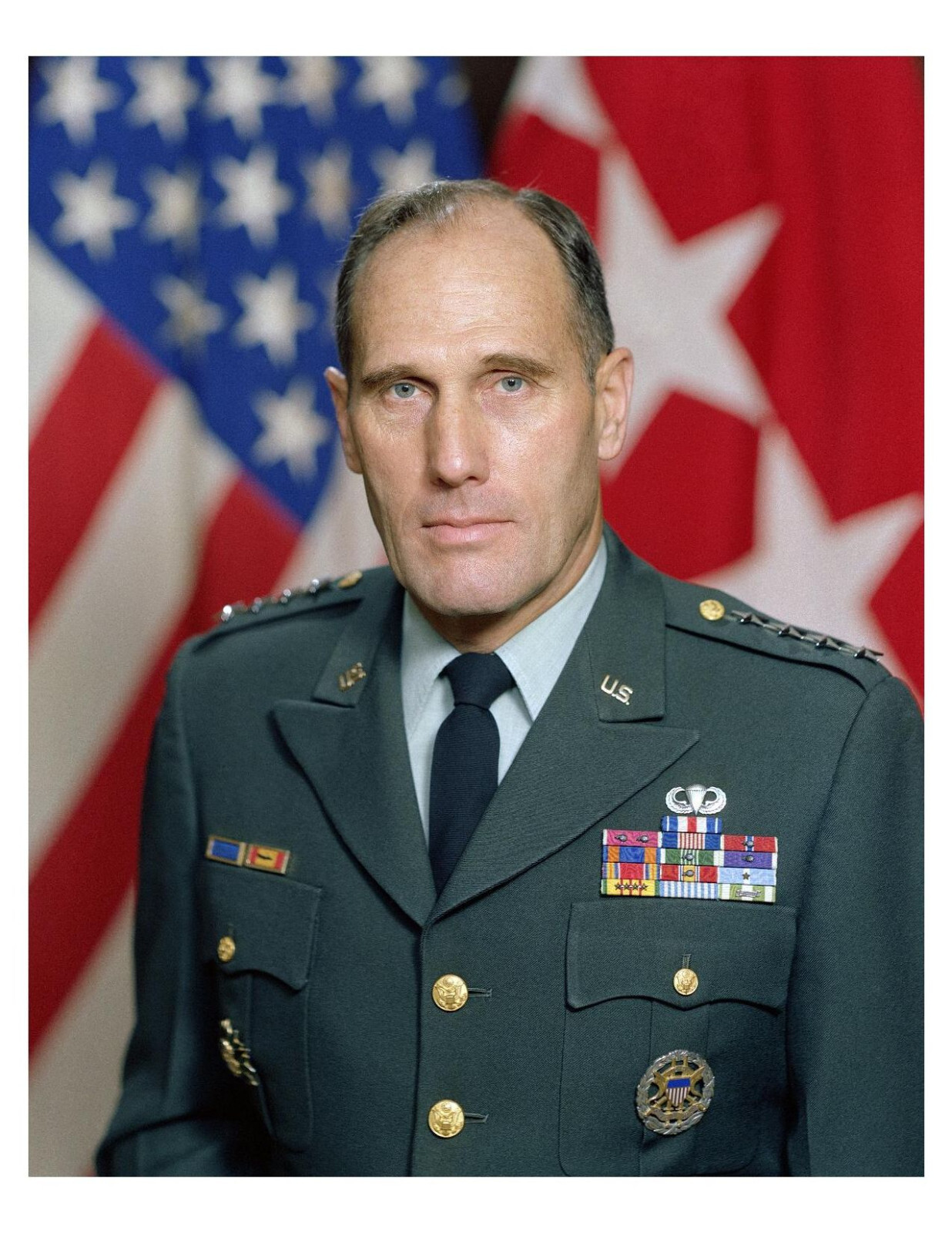 1983 General Wallace H. Nutting 8x10 Portrait Photo On 8.5