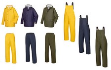 TEXXOR Regen Jacke List Nässeschutz Latzhose Regenkleidung Regenhose Regenjacke