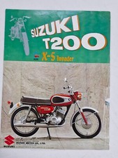 1967 SUZUKI T200 X-5 Invader advertising Flyer