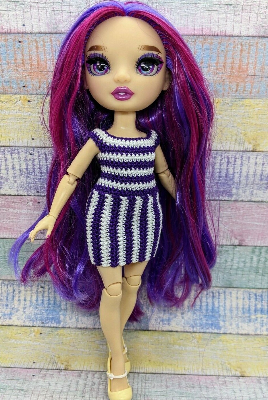 rainbow high doll dressoutfit for rainbow dollscrochet dressclothes for doll eBay