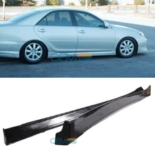 Fits 02-03 Toyota Camry VIP Style Unpainted Side Skirts Rocker Pannel Pair PU