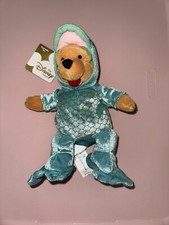 The Disney Store Vintage Winnie the Pooh Fish Zodiac Pisces Bean Bag Plush Toy
