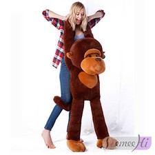 Large SIZE 90cm/35.4 " New huge big MONKEY stuffed animal plush soft toy doll