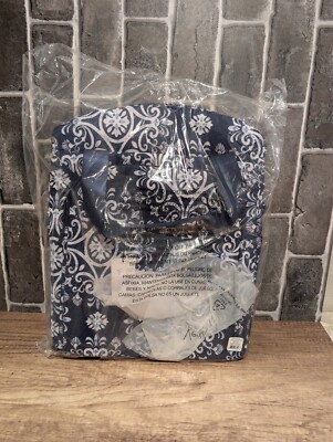 Vera Bradley Lunch Cooler Tote Backpack Bag LightenUp STEEL  display picture 3