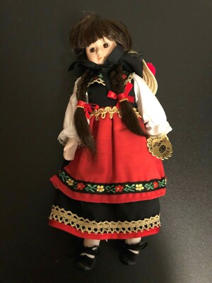 euro exquisite porcelain doll