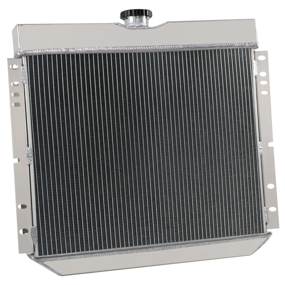 4Row Aluminum Radiator fit 1964-1968,66 Ford Country Squire Sedan Galaxie  L6 V8 - Image 3 of 4