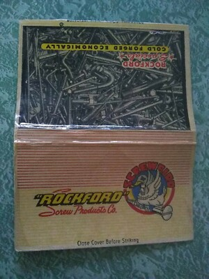 #ad #ad Vintage Matchbook W5 Collectible Ephemera Rockford screw products duck funny $31.99