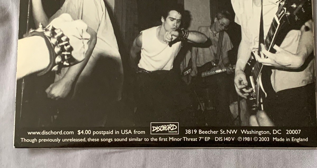 Minor Threat First Demo Tape Vinyl 7 inch Dischord w Insert | eBay