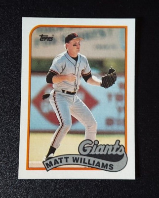 1989 Topps Baseball Matt Williams #628 89 San Francisco Giants MINT  2nd yr card